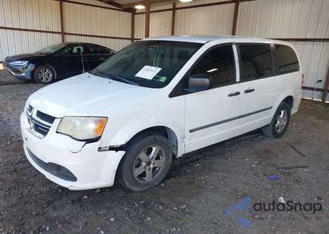 2011 Dodge Grand Caravan C/V из США, поврежденный, VIN 2D4JN1AG2BR600926